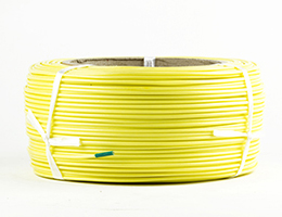 Espagueti fibra de vidrio con poliuretano amarillo 200 mt 2 mm